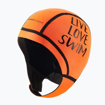 Cască de înot de neopren BuddySwim Trilaminate Warmth 2.5 mm orange