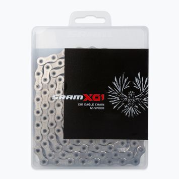 Lanț de bicicletă SRAM CN PCX01 EAGLE 126LI W/ PWR.LC argint 00.2518.023.011