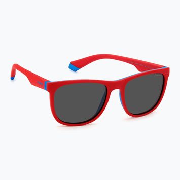 Ochelari de soare polarizați pentru copii Polaroid PLD 8049/S roșu albastru/gri
