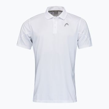 Tricou de tenis pentru bărbați HEAD Club 22 Tech Polo alb 811421