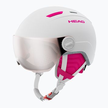 Cască de schi pentru copii  HEAD Maja Visor white/silver red