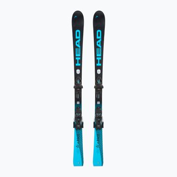 Schiuri de coborâre pentru copii  HEAD WC e.Race Team SW JRS + legături Jrs 7.5 GW CA black/blue