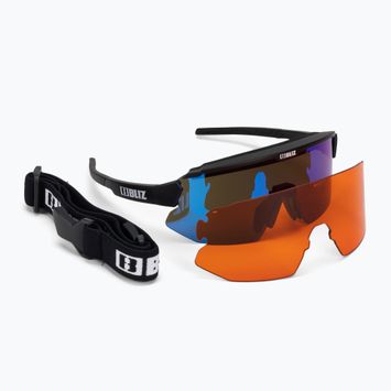 Bliz Breeze Small S3+S2 negru mat / maro albastru multi / portocaliu 52212-13 ochelari de ciclism