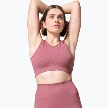Casall Essential Block Seamless Sport top de antrenament pentru femei roz 22114