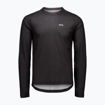 Ciclism bărbați cu mânecă lungă POC Motion Air Jersey uraniu negru