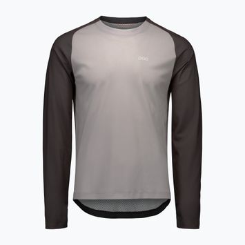 Ciclism bărbați cu mânecă lungă POC Motion Air Jersey granit gri