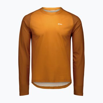 Bărbați ciclism cu mânecă lungă POC Motion Air Jersey bauxite maro