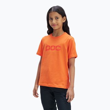 Tricou pentru copii POC Tee zink orange