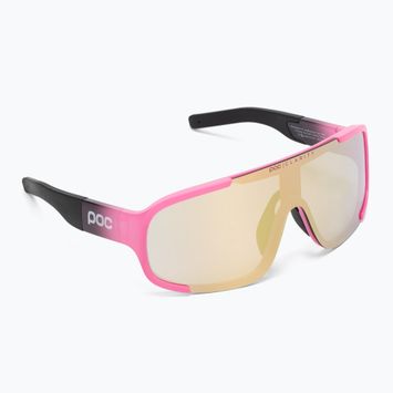 Ochelari de protecție pentru bicicletă POC Aspire pink/uranium black translucent/clarity road gold