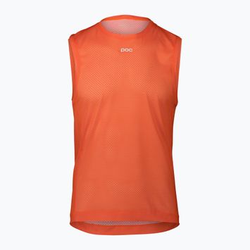 Tank top de ciclism pentru băbrați POC Air Indoor Vest zink orange