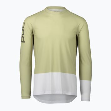 Longsleeve de ciclism pentru bărbați POC MTB Pure prehnite green/hydrogen white