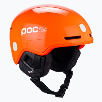 Căști de schi pentru copii POC POCito Obex MIPS fluorescent orange