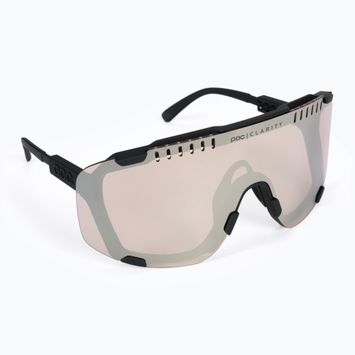Ochelari de protecție pentru bicicletă POC Devour uranium black/clarity trail silver