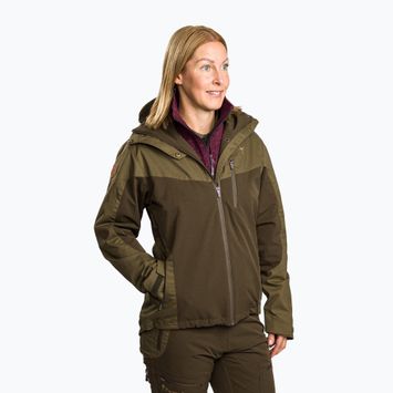 Jachetă pentru femei Pinewood Finnveden Hybrid Extreme d.olive/h.olive