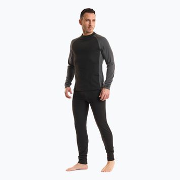 Lenjerie termoactivă pentru bărbați Pinewood Finnveden Base Layer black/dark grey