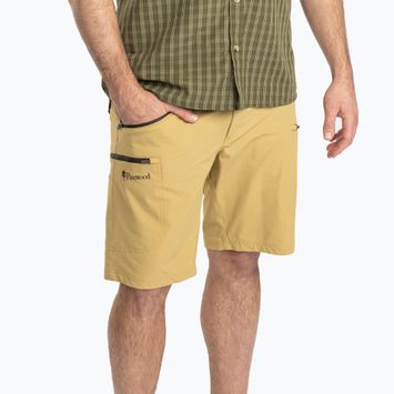 Pantaloni scurți de trekking pentru bărbați Pinewood Abisko Light Stretch golday hay pentru bărbați