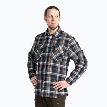 Cămașă pentru bărbați Pinewood Härjedalen green/navy