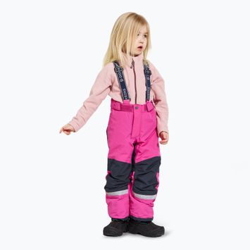 Pantaloni de schi pentru copii Didriksons Idre plastic pink