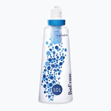 Sticlă turistică cu filtru Katadyn BeFree Filter 1 l transparent
