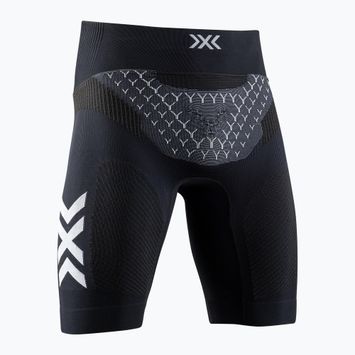 Pantaloni scurți de alergare X-Bionic Twyce 4.0 Run pentru bărbați, negru opal/alb arctic
