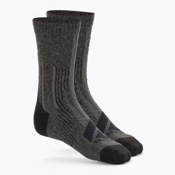 Șosete de trekking X-Socks Hike Perform Merino Crew black/charcoal