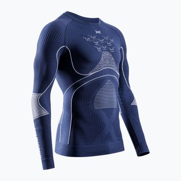 Longsleeve termoactiv pentru bărbați X-Bionic Energy Accumulator 4.0 marine/optical white