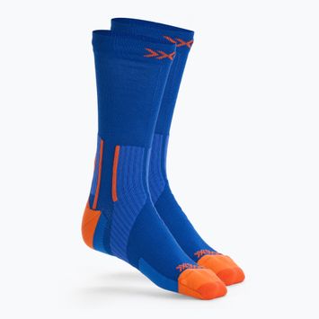 Șosete X-Socks Run Perform Warm Crew twyce blue/orange