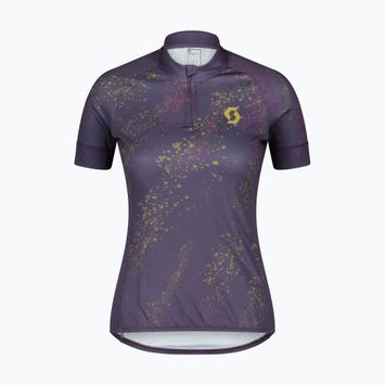 Tricou de ciclism pentru femei SCOTT Endurance 30 dark purple/mud green