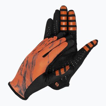 Mănuși de ciclism pentru bărbați SCOTT Traction braze portocaliu/negru