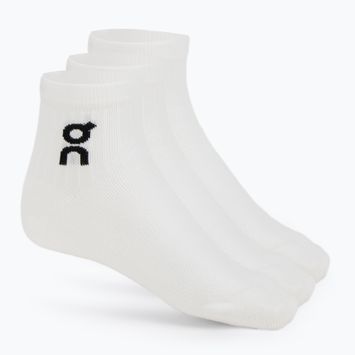 Șosete On Running Logo Sock Mid 3 pary white