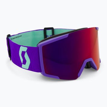 Ochelari de schi SCOTT Shield deep purple/solar red chrome