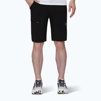 Pantaloni scurți de trekking pentru bărbați MAMMUT Runbold negru 1023-00710