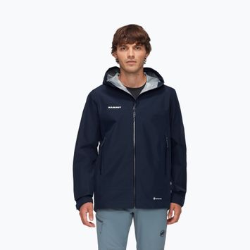 Geacă de ploaie pentru bărbați Mammut Crater Light HS Hooded marine
