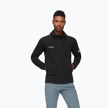 Geacă de vânt pentru bărbați Mammut Massone ML Hooded black
