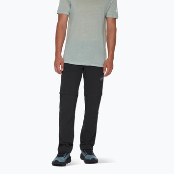 Pantaloni de trekking pentru băbrați Mammut Runbold IV Zip Off Regular black