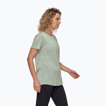 Tricou de  trekking pentru femei Mammut Tree Wool FL silver sage melange
