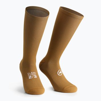 ASSOS Spring Fall Unisea șosete de ciclism bronz cenușă