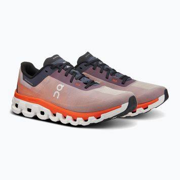 Pantofi de alergare On Running Cloudflow 4 quartz/flame pentru bărbați