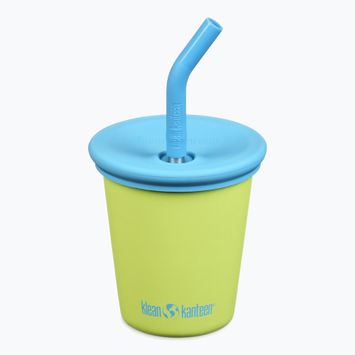 Cană Klean Kanteen Kid's Steel Straw Lid 296 ml juicy pear (matt)