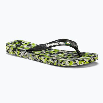 Șlapi Havaianas Brasil Tech II lemon green