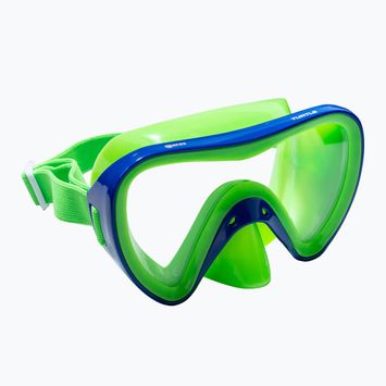 Mască de snorkeling pentru copii Mares Turtle blue/green