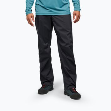 Pantaloni de ploaie pentru bărbați Black Diamond Fineline Stretch FZ black