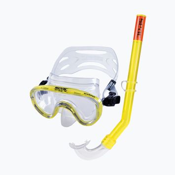 Set de snorkeling pentru copii SEAC Marina yellow
