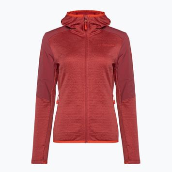 Bluză de trekking pentru femei LaSportiva Existence Hoody roșie Q34323323
