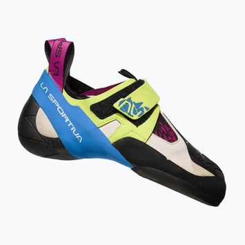 Pantof de alpinism pentru femei La Sportiva Skwama verde măr/albastru de cobalt