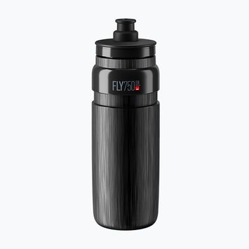 Sticlă de ciclism Elite FLY Tex 750 ml cu logo negru/gri