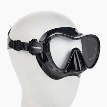 Cressi F1 Mască de scafandru mică neagră ZDN311050