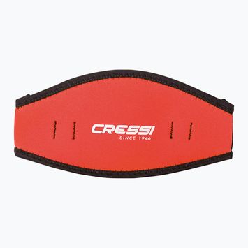 Capac de neopren pentru curea de mască Cressi Neoprene Mask Strap Cover red