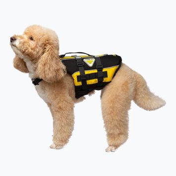 Vestă de siguranță pentru cățel  Cressi Dog Life Jacket black/yellow