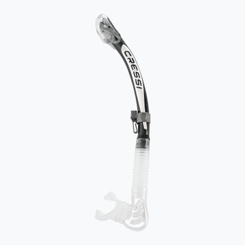 Tub de scufundări Cressi Alpha Ultra Dry clear/black/white